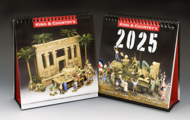 King & Country 2025 Desk Calendar